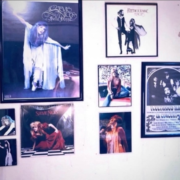 STEVIE NICKS IN CONCERT FLEETWOOD MAC 8X10 FRAMED PHOTO VINTAGE GYPSY - Picture 3 of 7